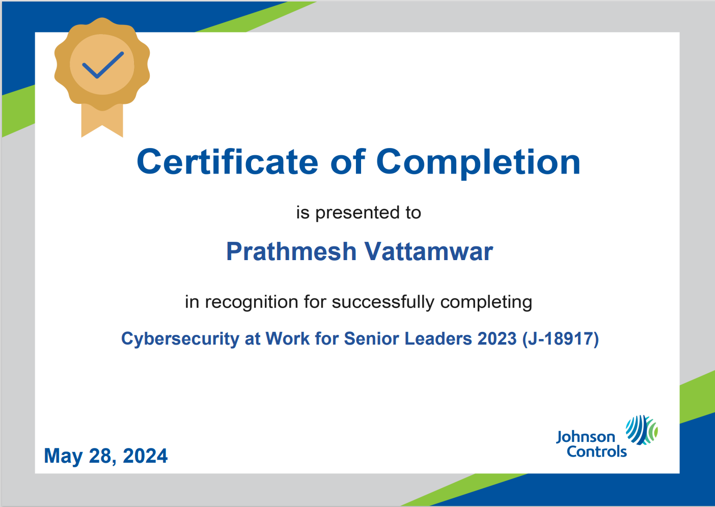 Cybersecurity Certificate