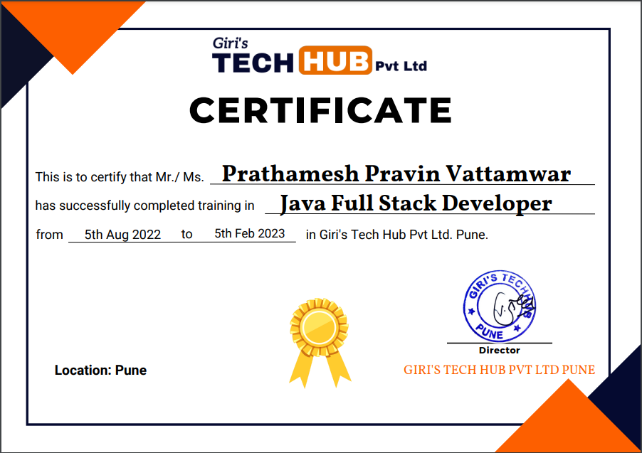 Full Stack Certificate